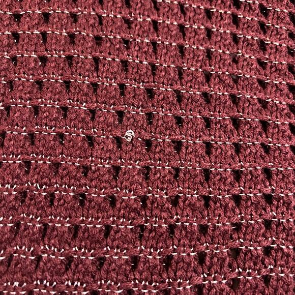 Gossip Girl by Romeo & Juliet Couture Open Knit Oversized Sweater Size Small - Picture 10 of 10